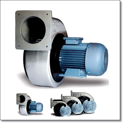 BDS Aluminyum Döküm Gövdeli Santrifüj Tip Salyangoz Fanlar 800m3/h-8.400m3/h