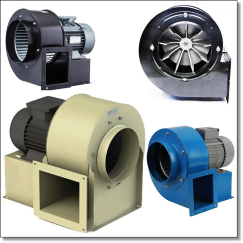 OBR Sanayi Tip Salyangoz Emiş Fanları 1.450m3/2.700m3/h